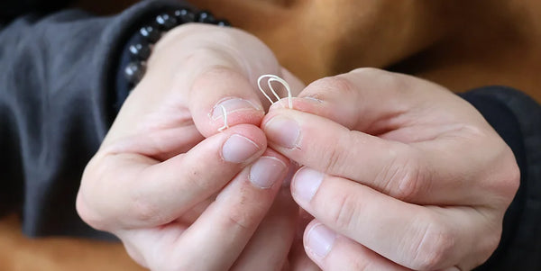 Nœud couture point anglais