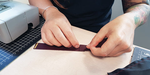 DIY Pochette en cuir