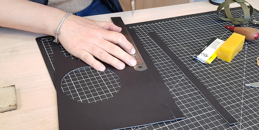 DIY sous-verres en cuir