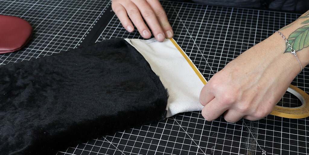 chaussette de Noël en cuir - botte cheminé