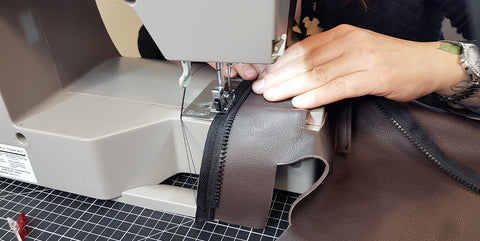 DIY Kulturbeutel aus Leder