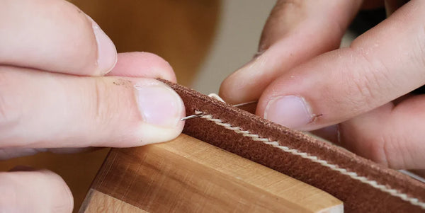 Couture sellier point anglais