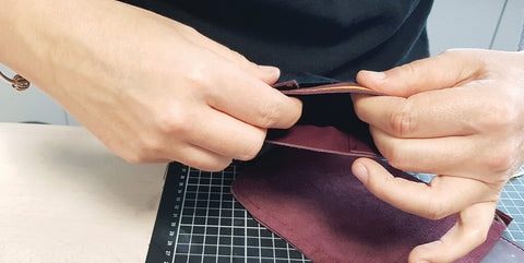 DIY Pochette en cuir