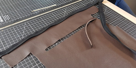 DIY Kulturbeutel aus Leder