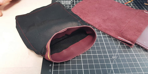 DIY pochette en cuir