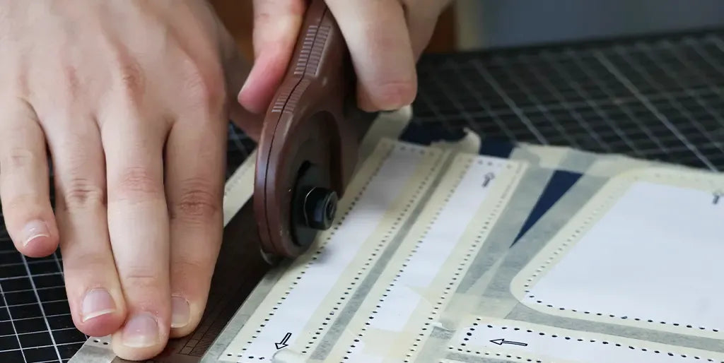 Cut with a utility knife