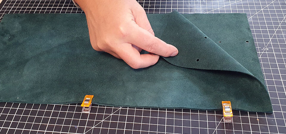 couture devant sac cabas cuir