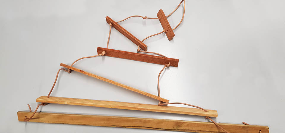 leather & wood advent calendar