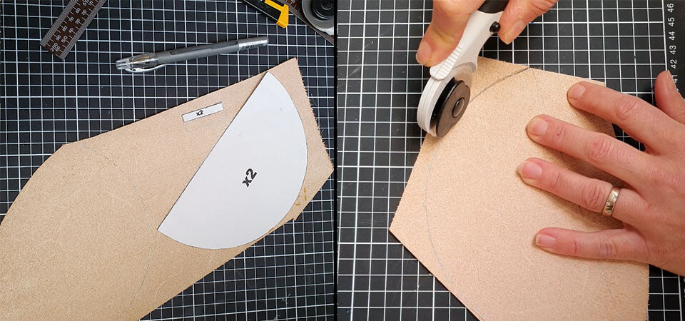 Anleitung für einen Halbmondbeutel