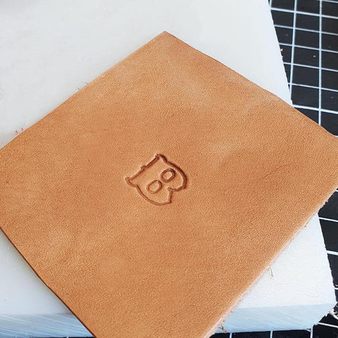 dyeing and embossing of leather