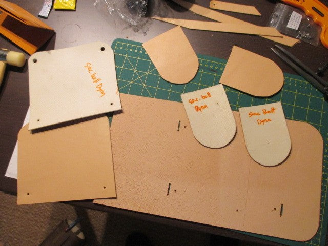 tutoriel sacoche moto cuir