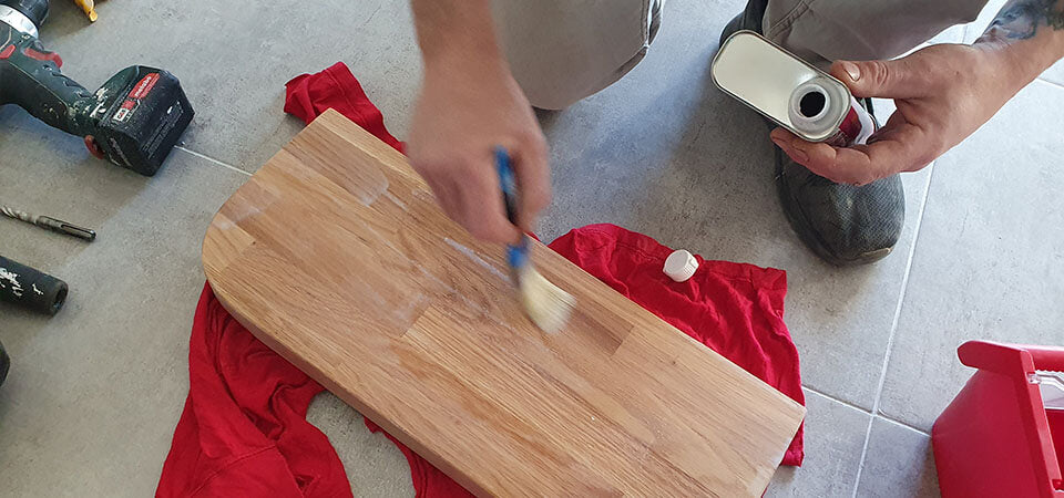 DIY étagère lanière cuir