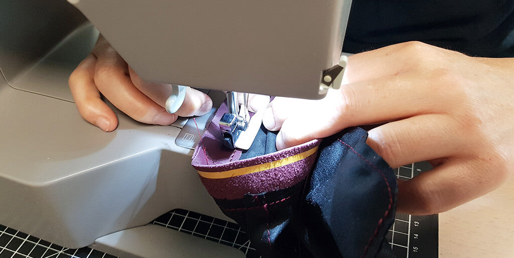 DIY pochette en cuir