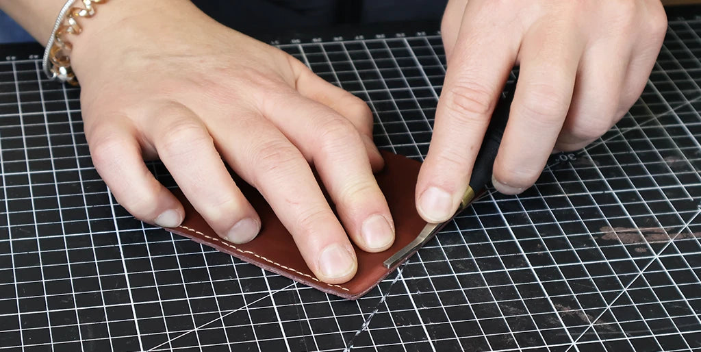 tuto portefeuille cuir