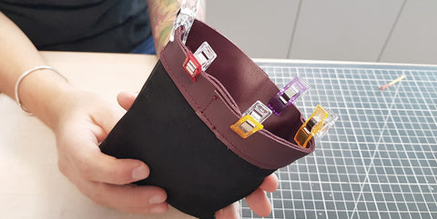 DIY pochette en cuir