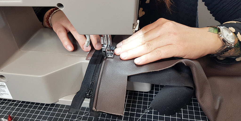 DIY Kulturbeutel aus Leder