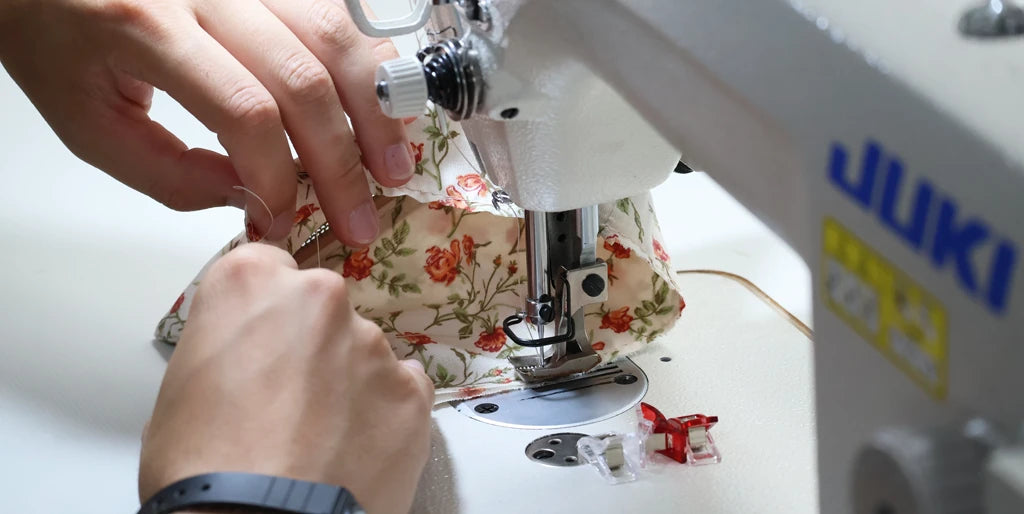 Sew the bottom of the pocket