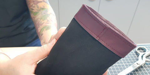 DIY pochette en cuir