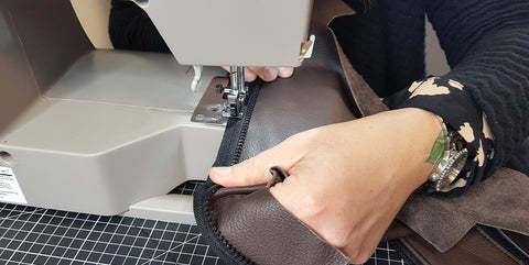 DIY Kulturbeutel aus Leder