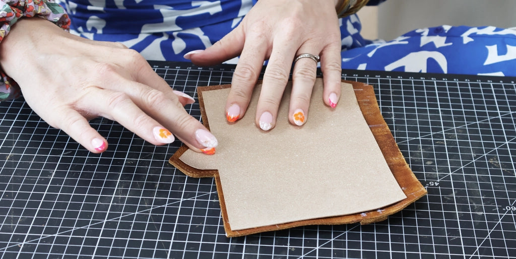 rabat sac à main en cuir