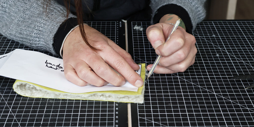 chaussette de noel cuir