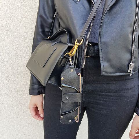 étui lunette cuir
