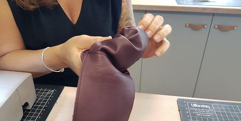 DIY pochette en cuir