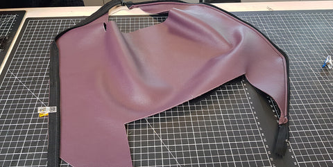 DIY trousse toilette cuir