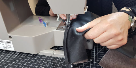 DIY Kulturbeutel aus Leder