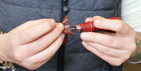 tuto portefeuille en cuir