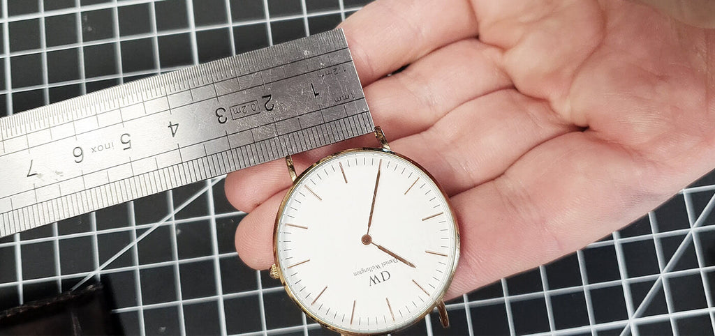 diamètre de cadrant de montre