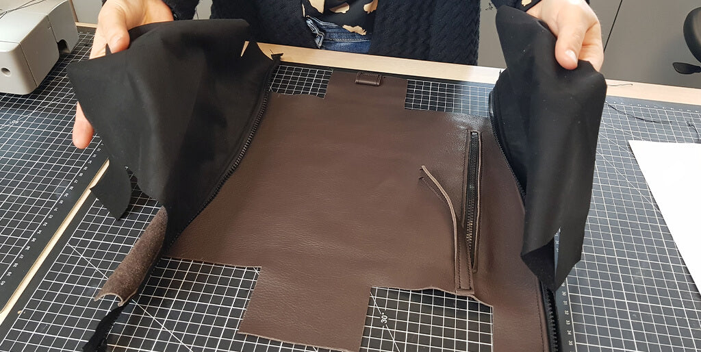 DIY Kulturbeutel aus Leder