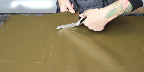 chaussette de Noël en cuir - botte cheminé