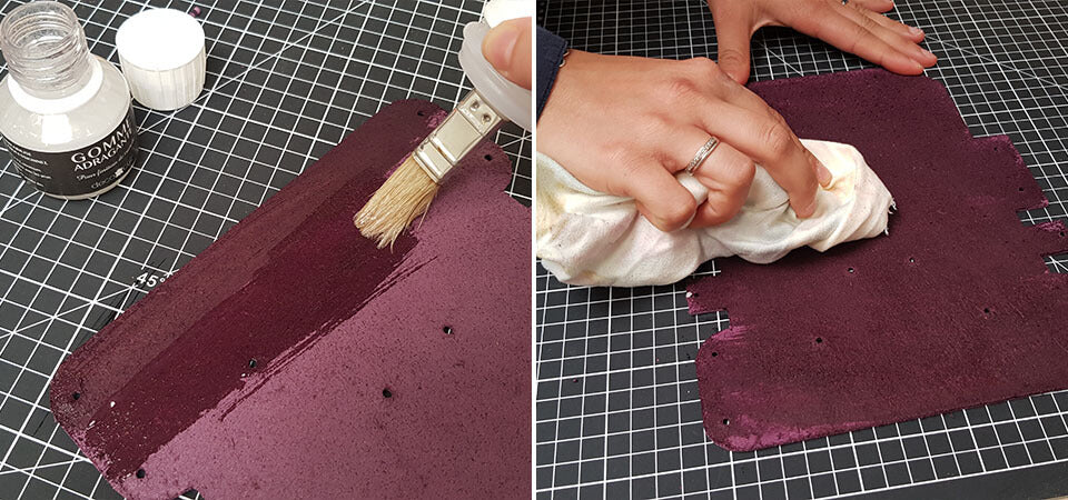 DIY étui à lunette en cuir