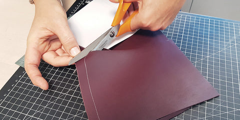 DIY pochette en cuir