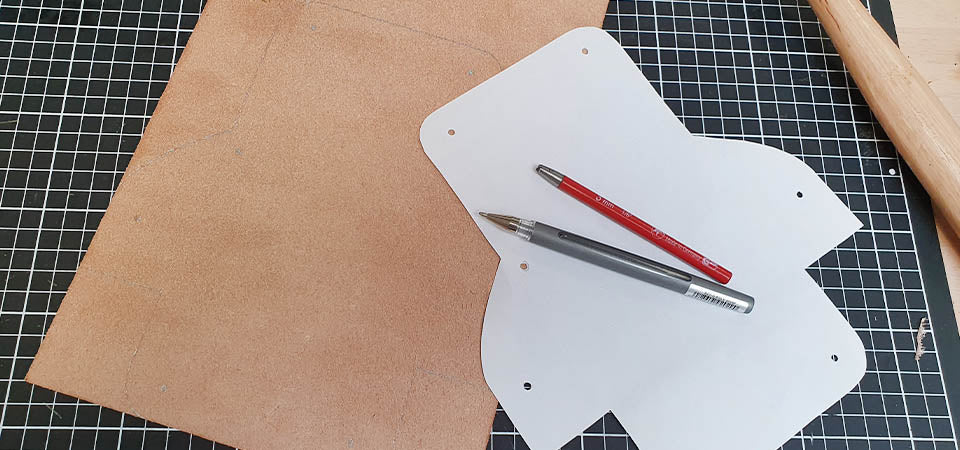 DIY petite pochette cuir