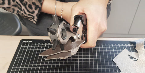 DIY leather key ring