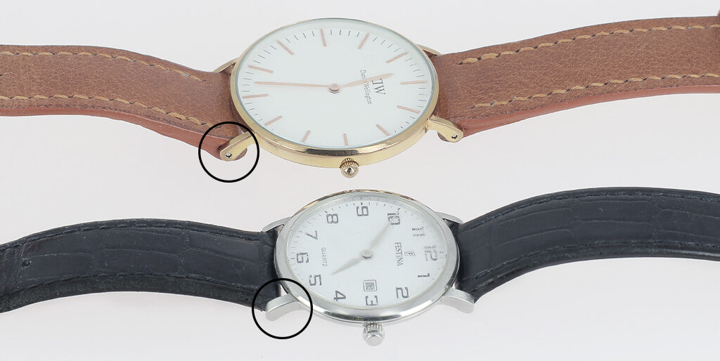 bracelet de montre en cuir