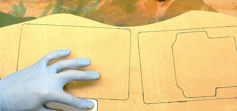 DIY porte-passeport cuir