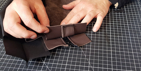 DIY Kulturbeutel aus Leder