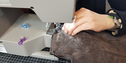 DIY Kulturbeutel aus Leder