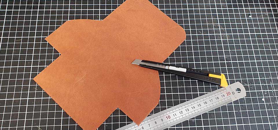 DIY kleine Ledertasche