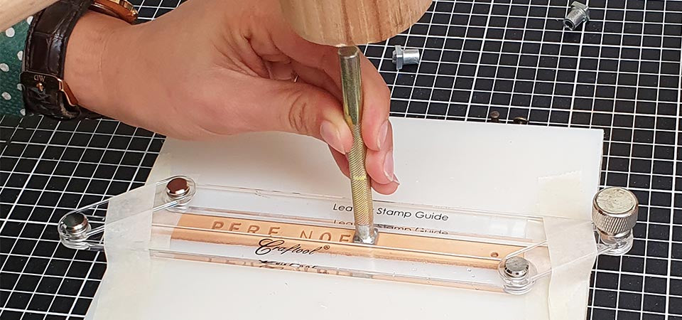 DIY Serviettenring aus Leder