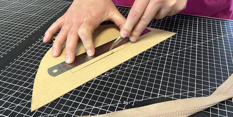 pochette banane cuir tuto