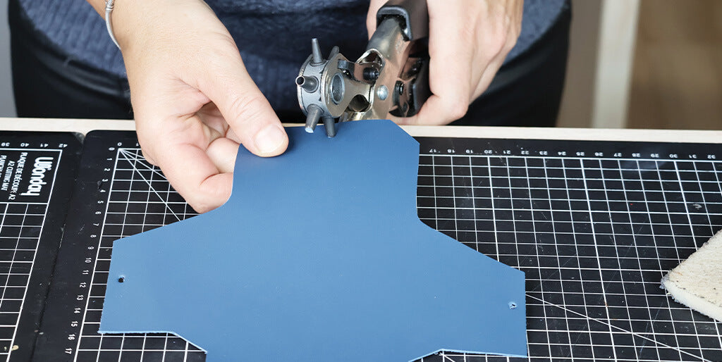 tuto mini-pochette en cuir