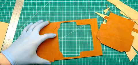 DIY porte-passeport cuir