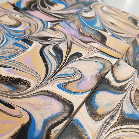Leather marbling paint