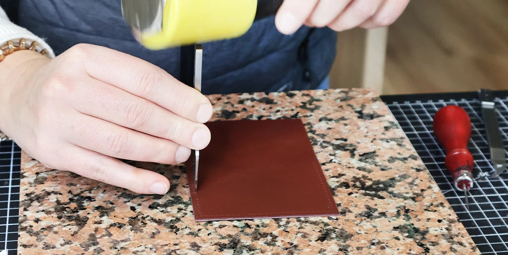 tuto portefeuille en cuir