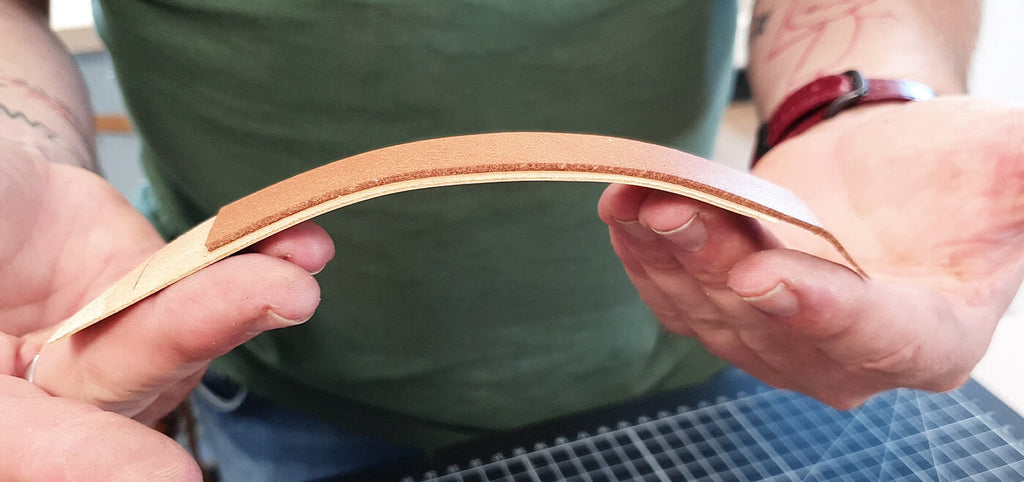 collage du brin de doublure