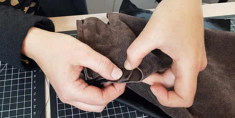 DIY Kulturbeutel aus Leder